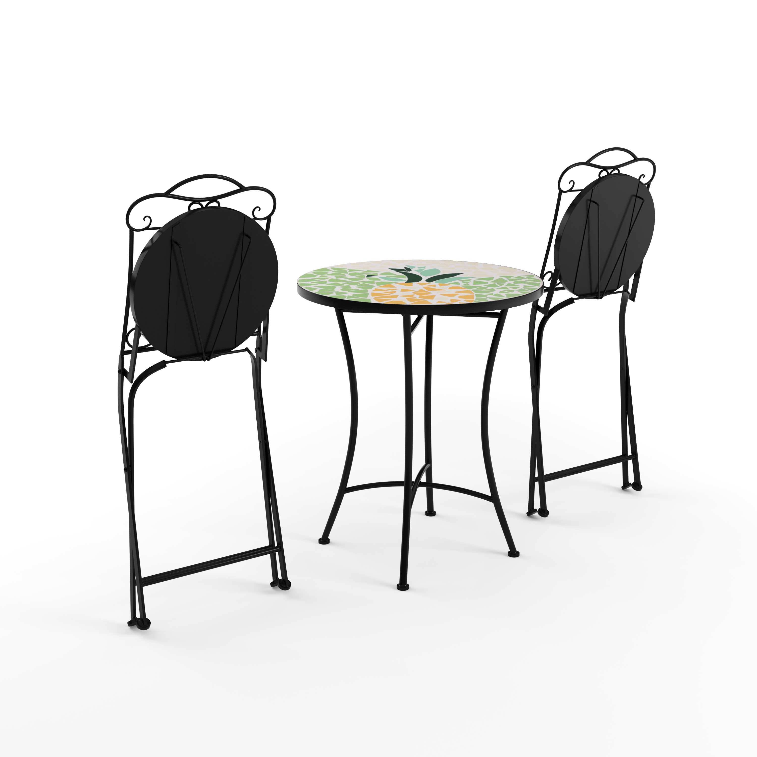 Bistroset MOSAIK 3-teilig Ananas
