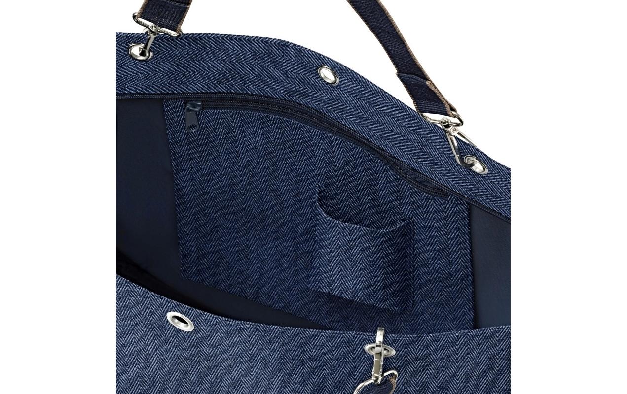 Tasche Classic Shopper XL Herringbone Dark BlueSchultertasche für jeden Tag