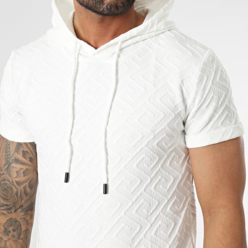 Tee Shirt Capuche Oversize Blanc Renaissance