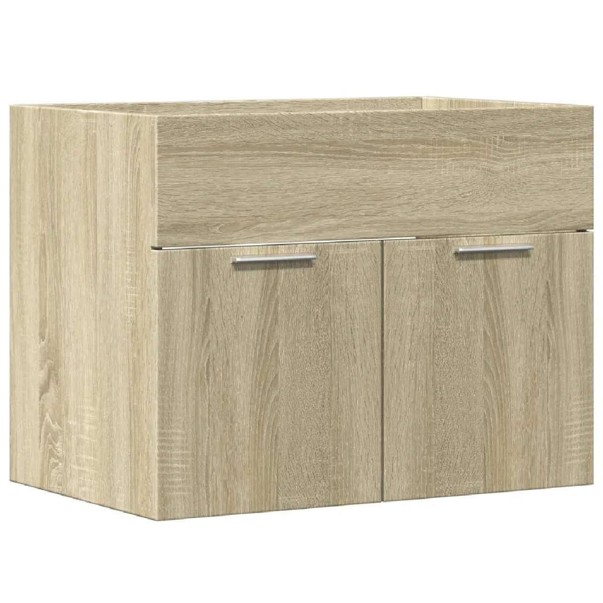 vidaXL Armoire d'évier - Chêne sonoma