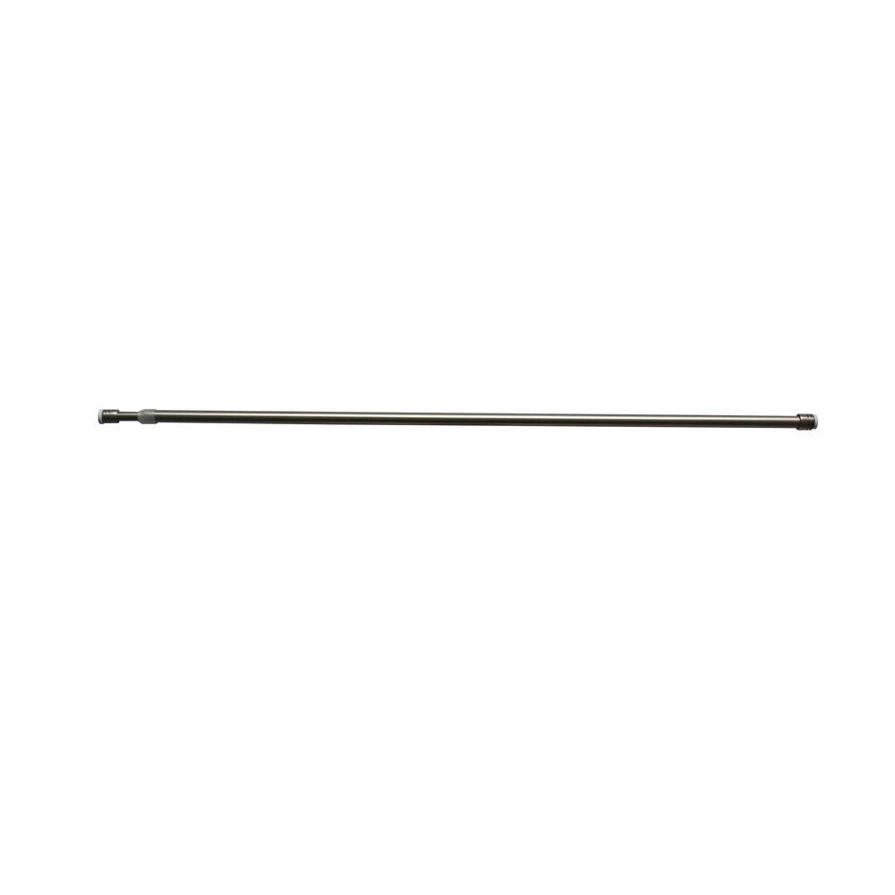 Tringle de vitrage autobloquante extensible 50-80 cm nickel