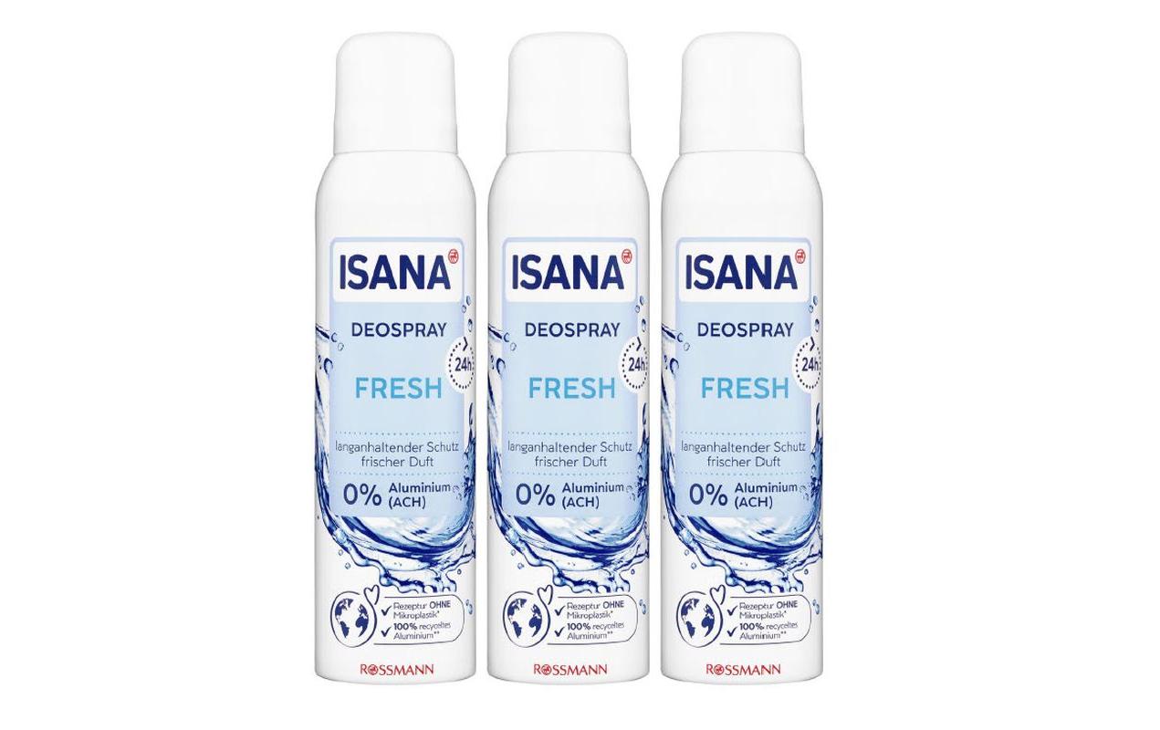 Deo Spray Fresh 3 x 150 mlDeo ohne Aluminium und Alkohol für langanhaltenden Schutz