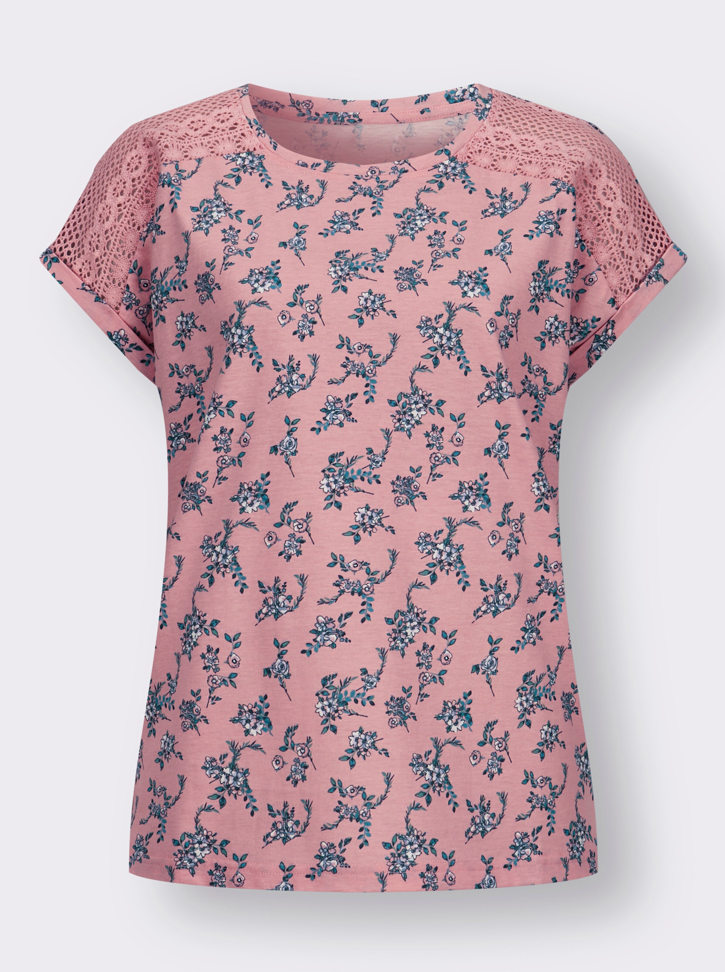 Rundhals-Shirt