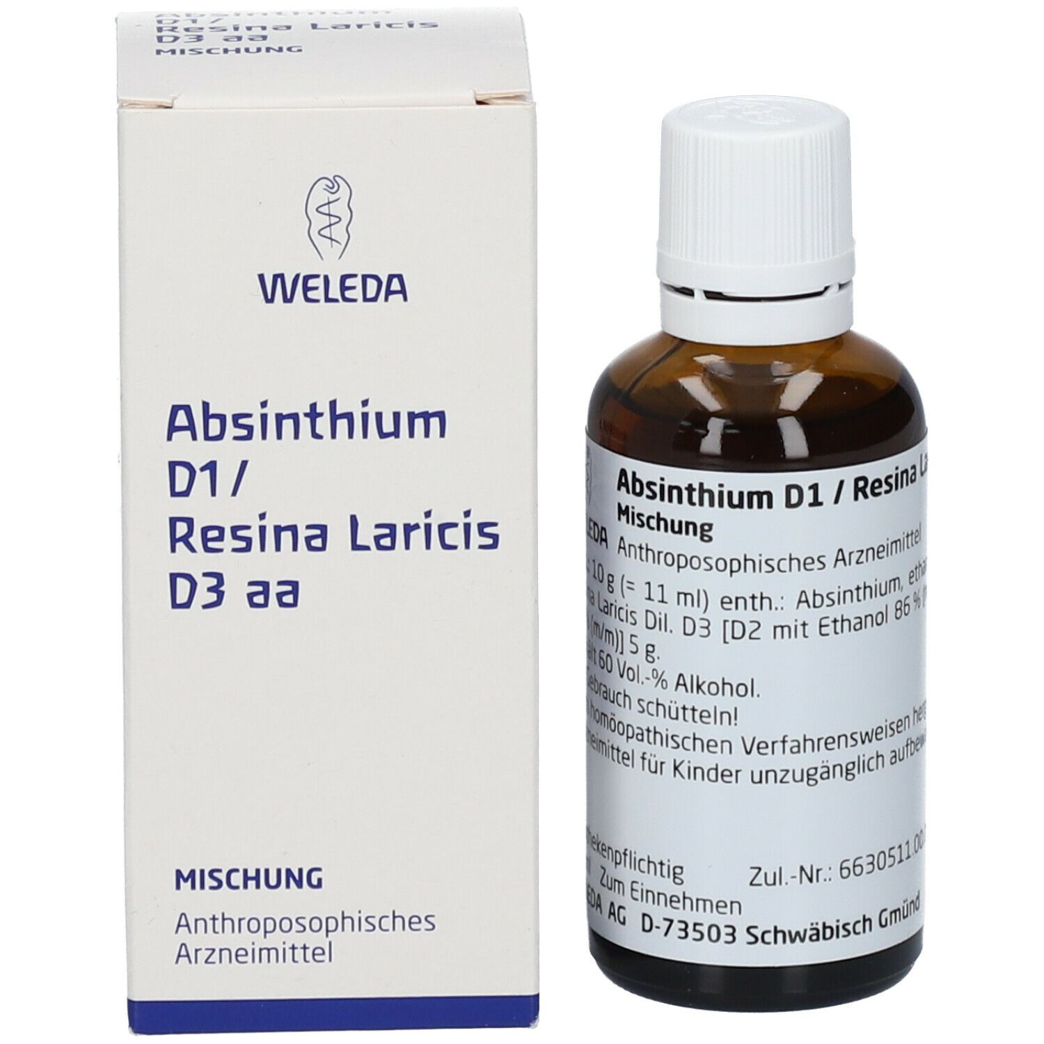 Absinthium D1 Resina Laricis D3 aa Dilution