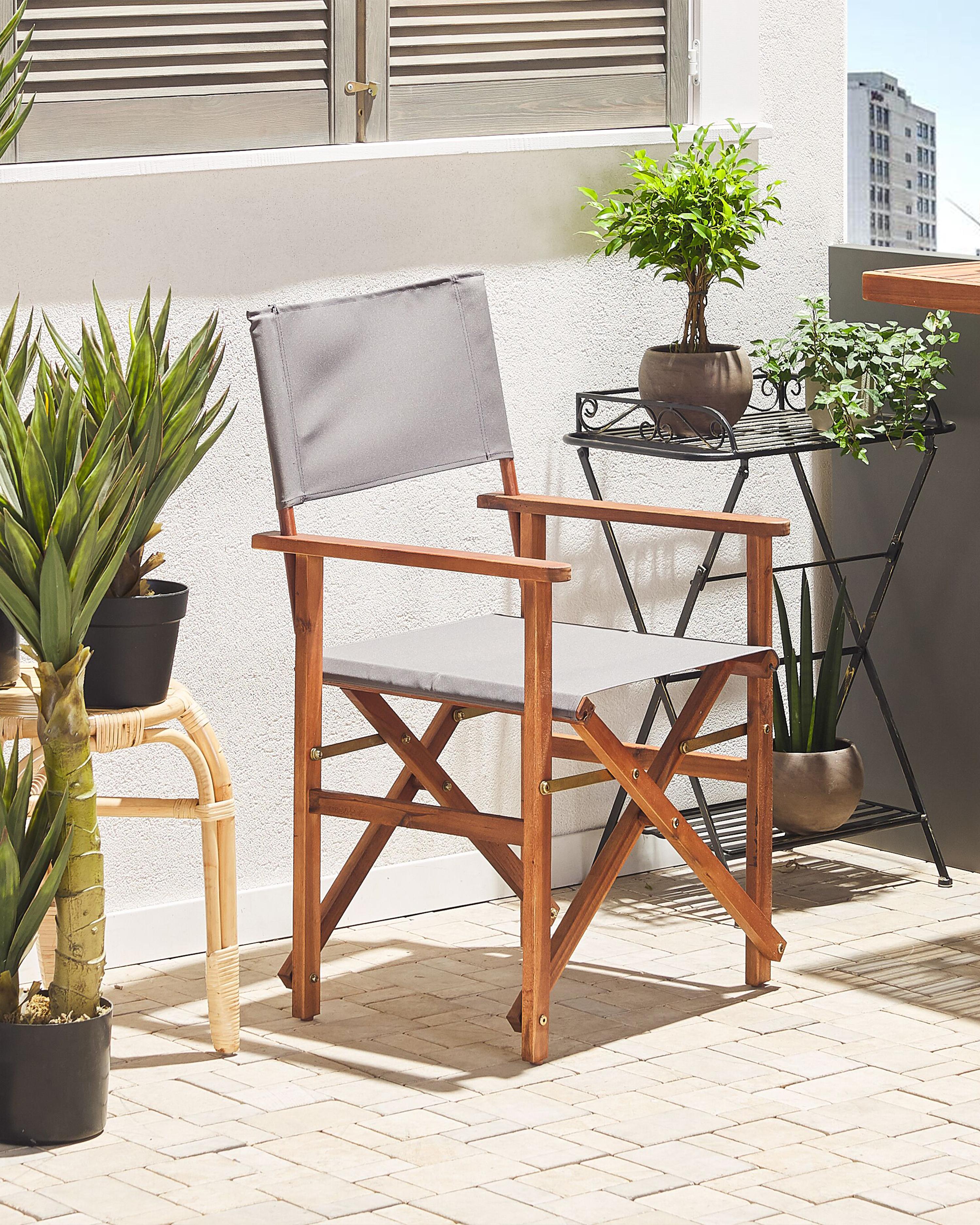Set van 2 tuinstoelen CINE Acaciahout Groen