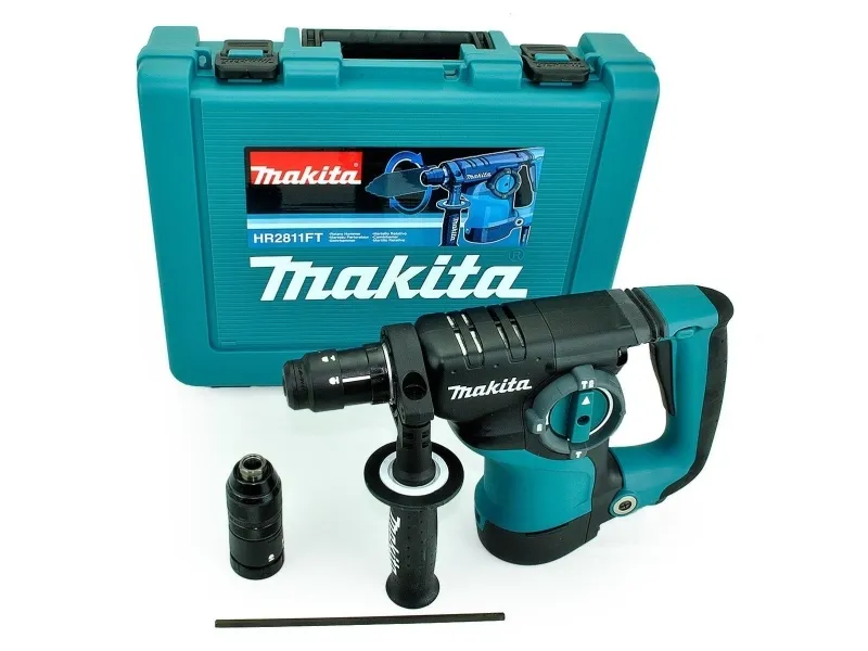Makita HR2811FT - Roterende hammer - 800 W - 3 tilstande - SDS-plus - 2.9 Joule