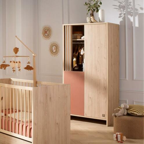 Armoire 2 Portes 1 Niche TOKYO Terracotta - SAUTHON