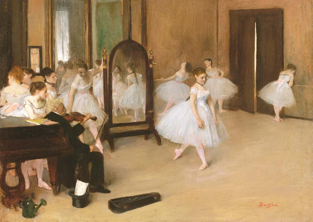 Die tanzende Klasse von Edgar Degas