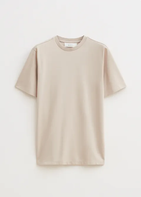 Basic t-shirt bruin (TAUPE)