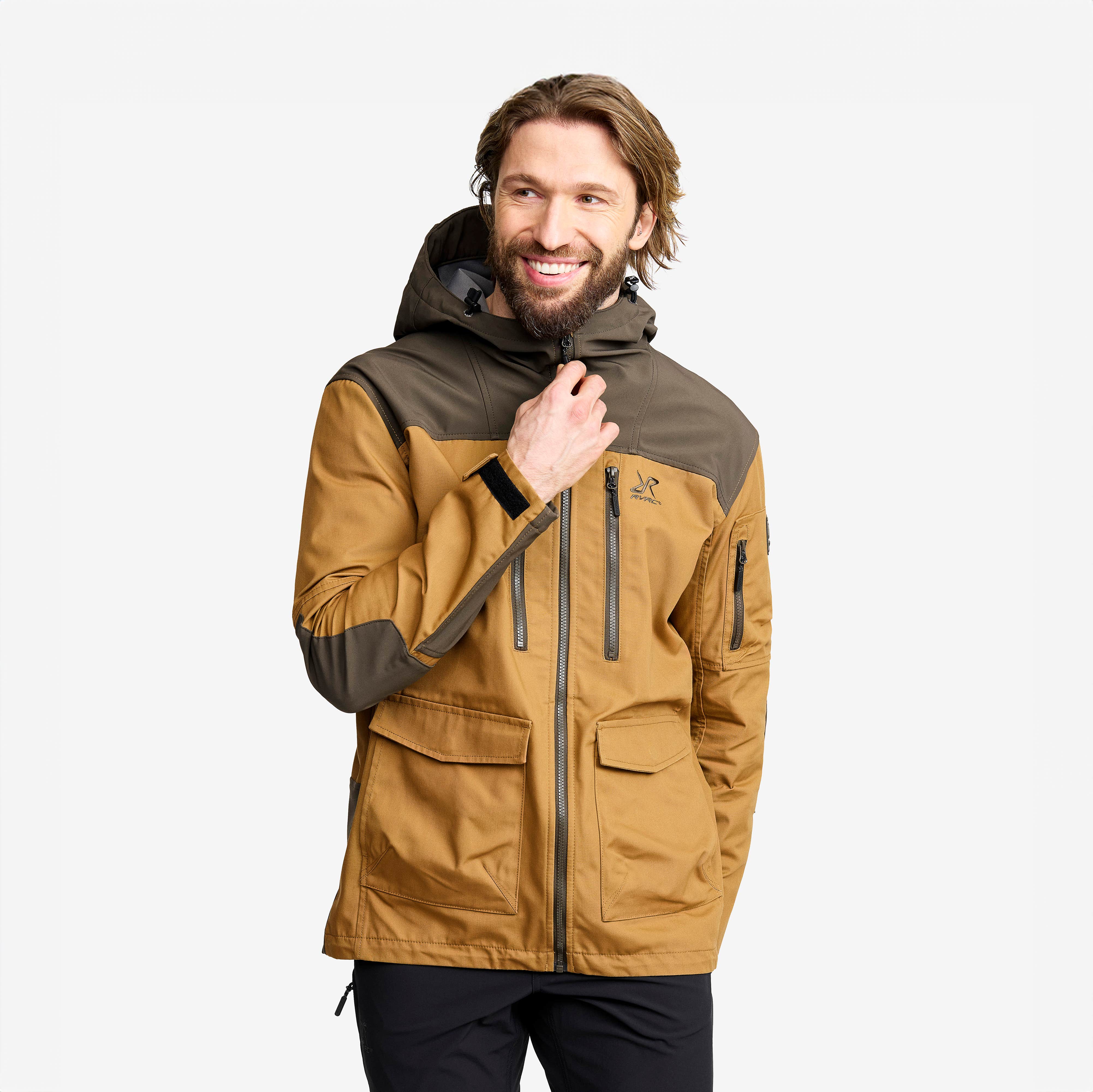 Outdoor Jacket Herre Mud/Dijon