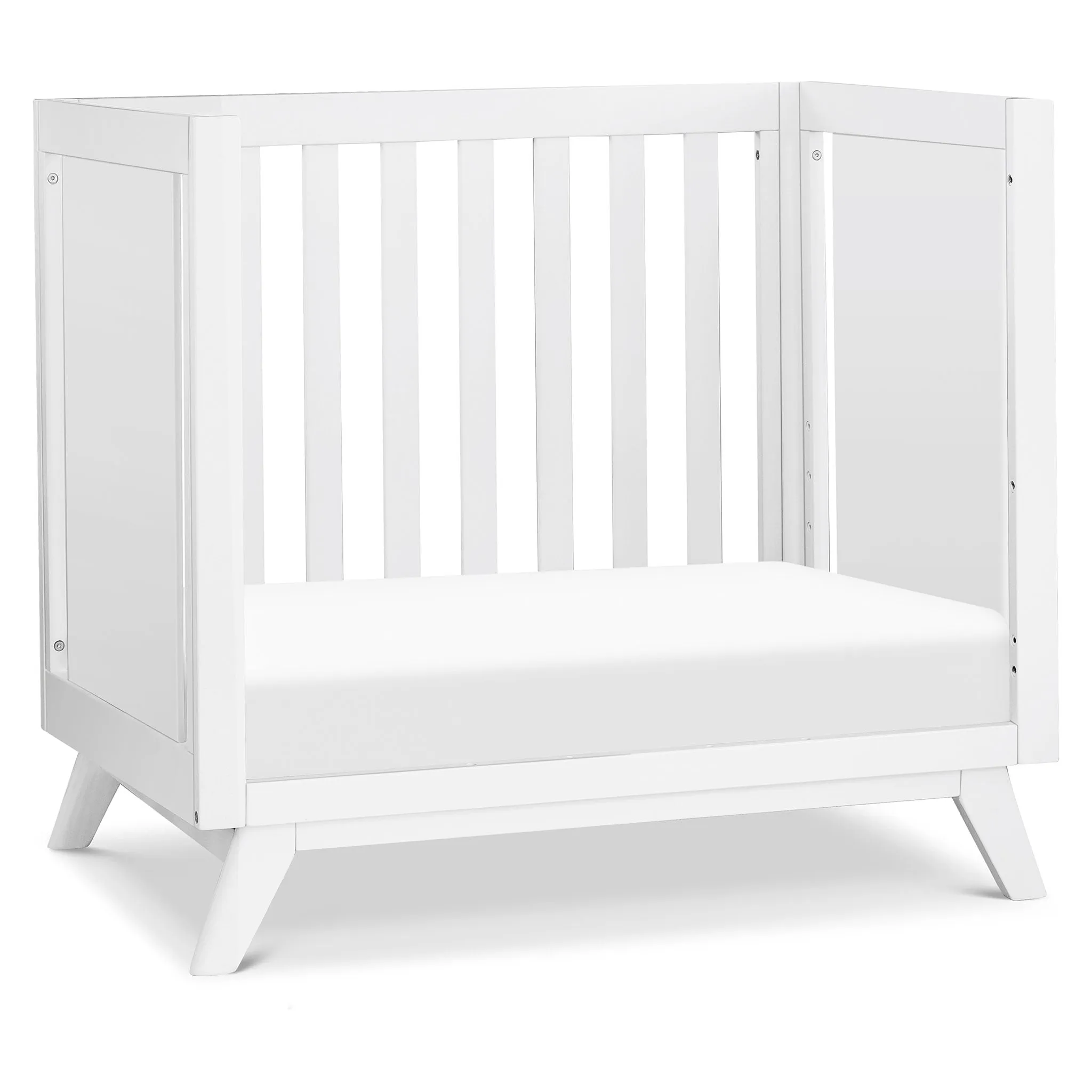 DaVinci Mini Couchette Convertible Otto 3-en-1 (avec matelas de 4 inclus) - Blanc