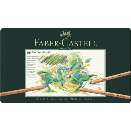 Faber-Castell Farbstift Pitt Pastel, 60 Stück