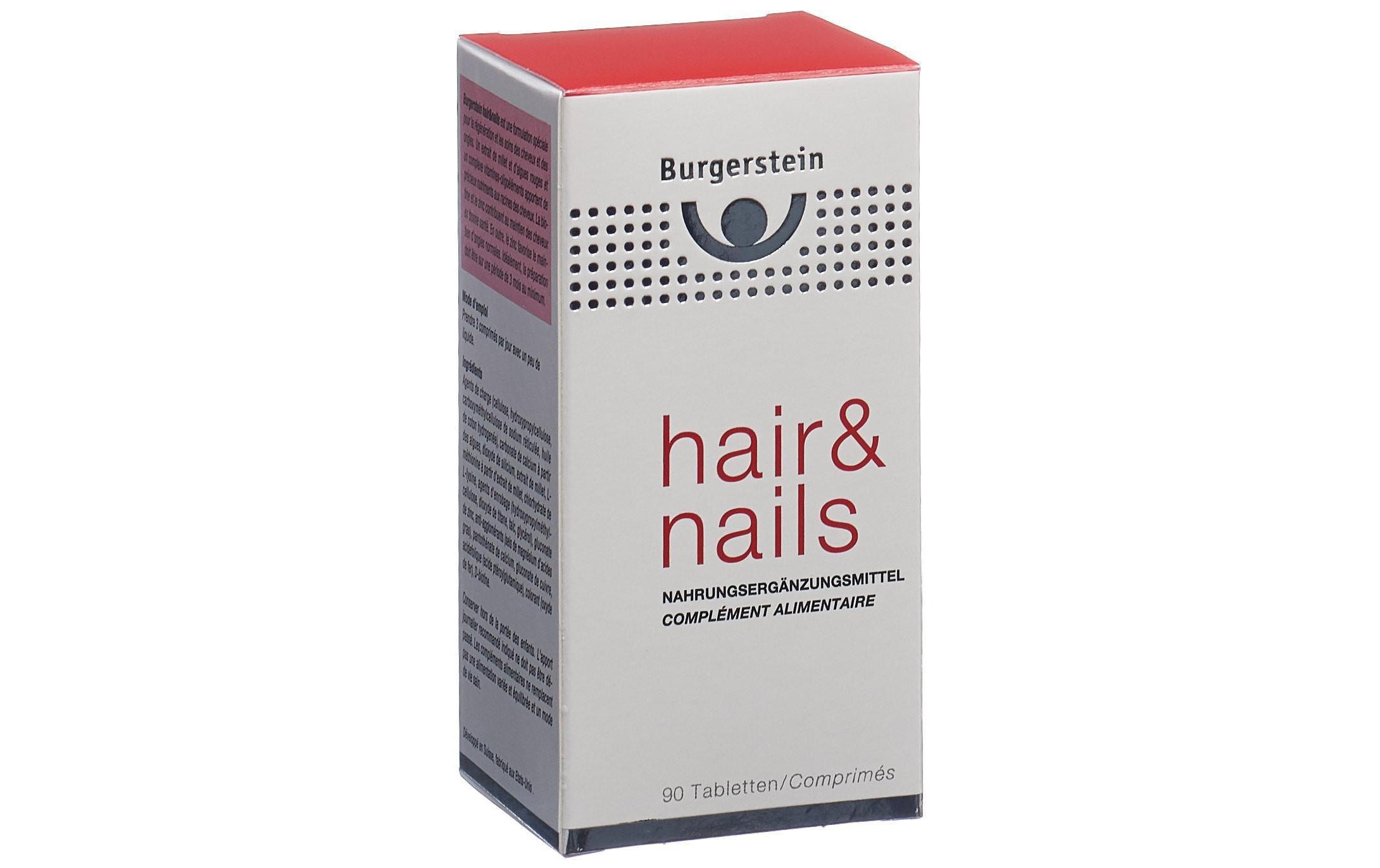 hair and nails 90 TablettenVegane Nahrungsergänzung für Haare und Nägel