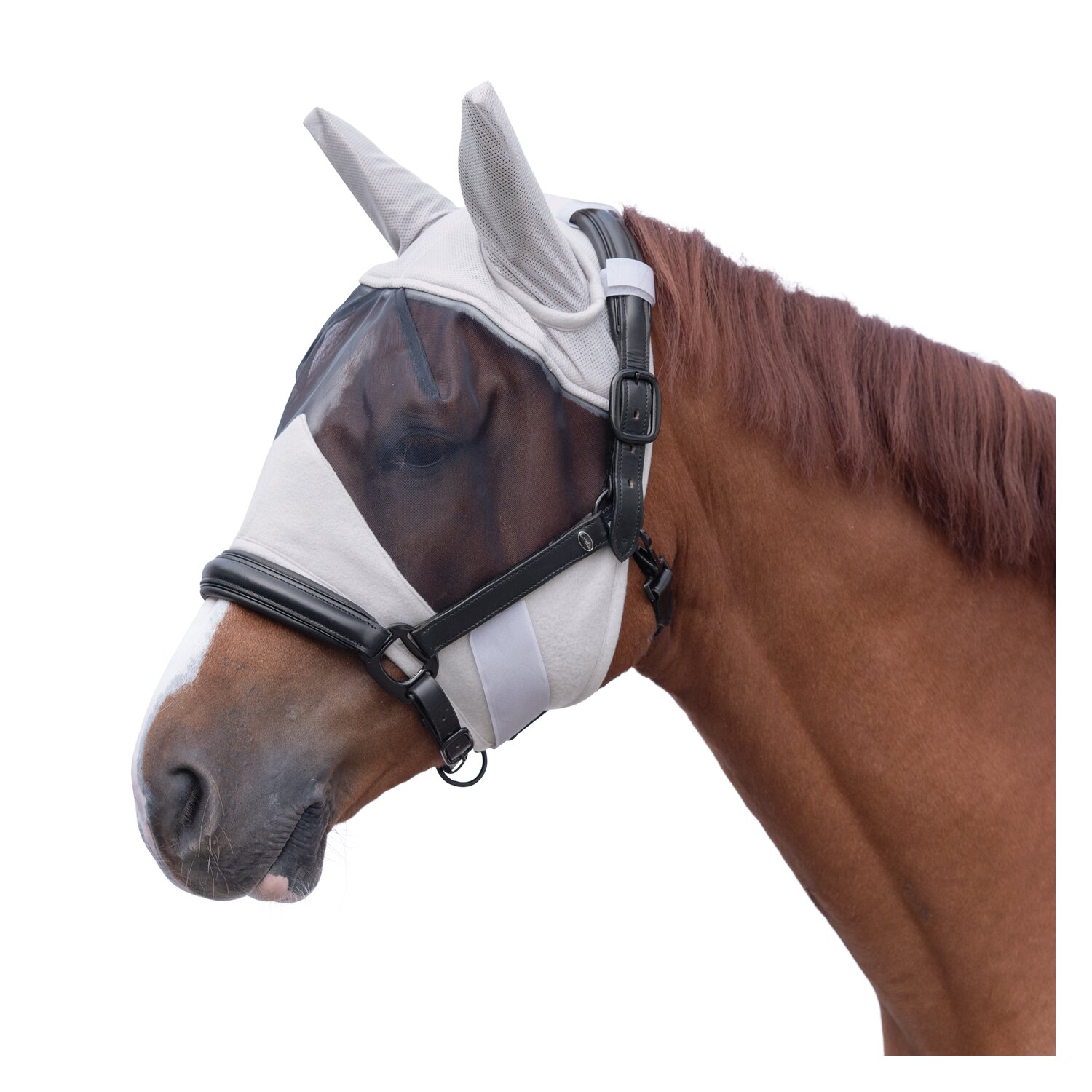 Horse-friends Fliegenmaske Buzz Protect  - lightgrey