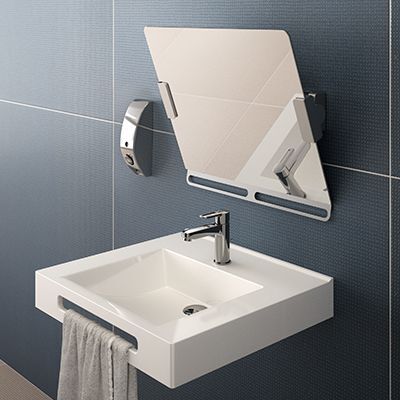 Miroir inclinable avec poignée