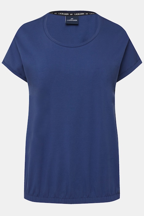 T-Shirt, oversized, Rundhals, Halbarm, elastischer Saum, OEKO-TEX MIG