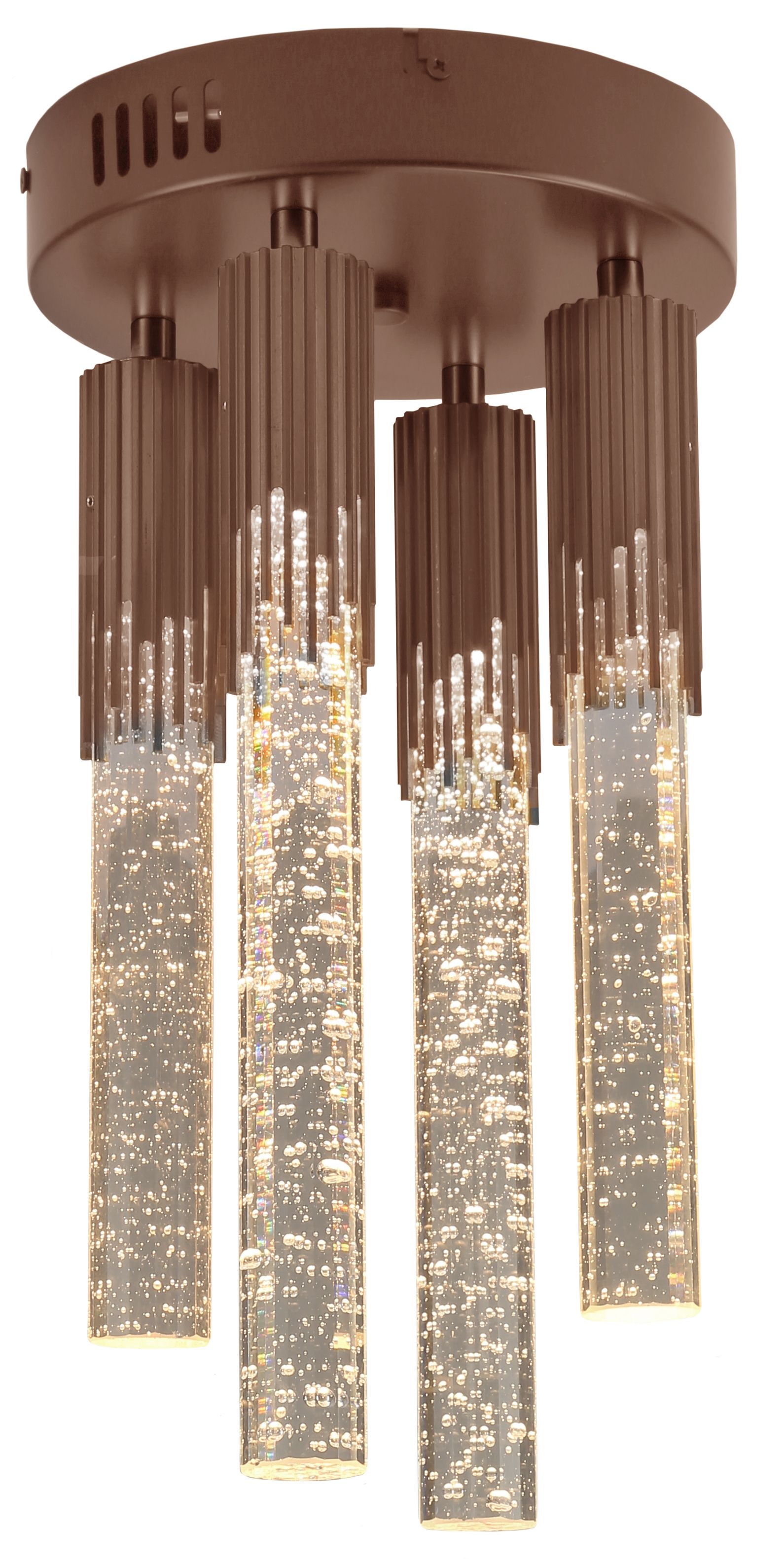 Plafondlamp 4-lichts Antiek Brons Maud ⌀20  x H40 cm