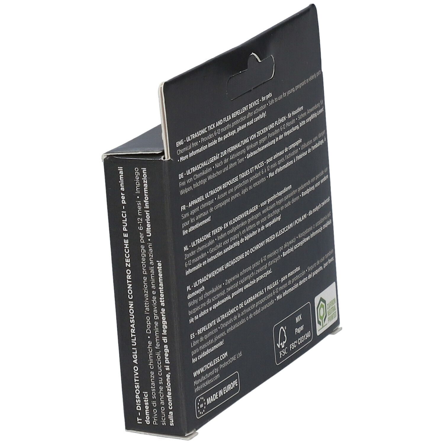 TICKLESS Ultraschall - Abwehr Zecke, Floh schwarz