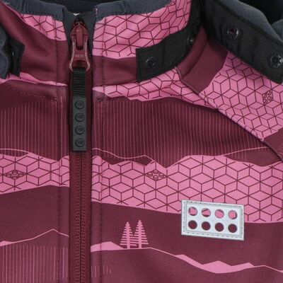 LEGO Wear Softshelljakke, Bordeaux