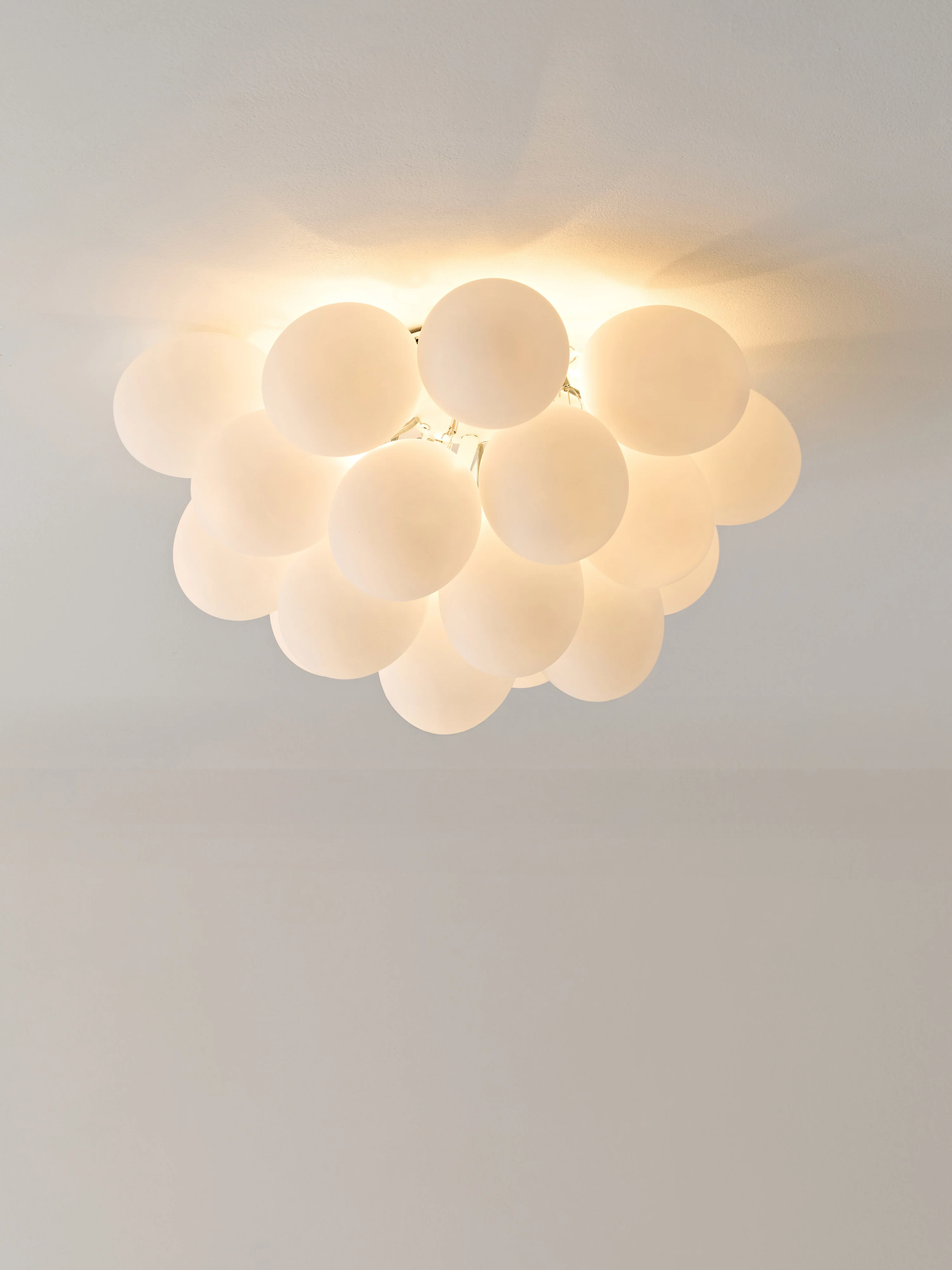 Mondgeblazen LED-plafondlamp Gross