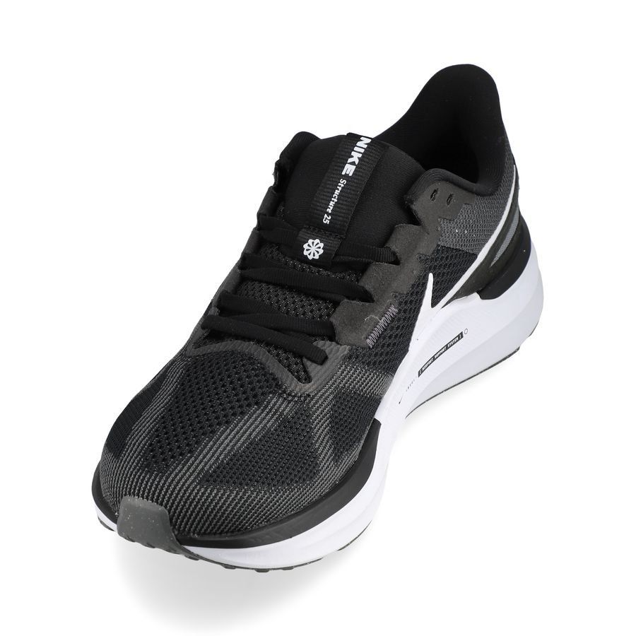 Nike Chaussures de Running Air Zoom Structure 25 - Noir/Blanc/Gris