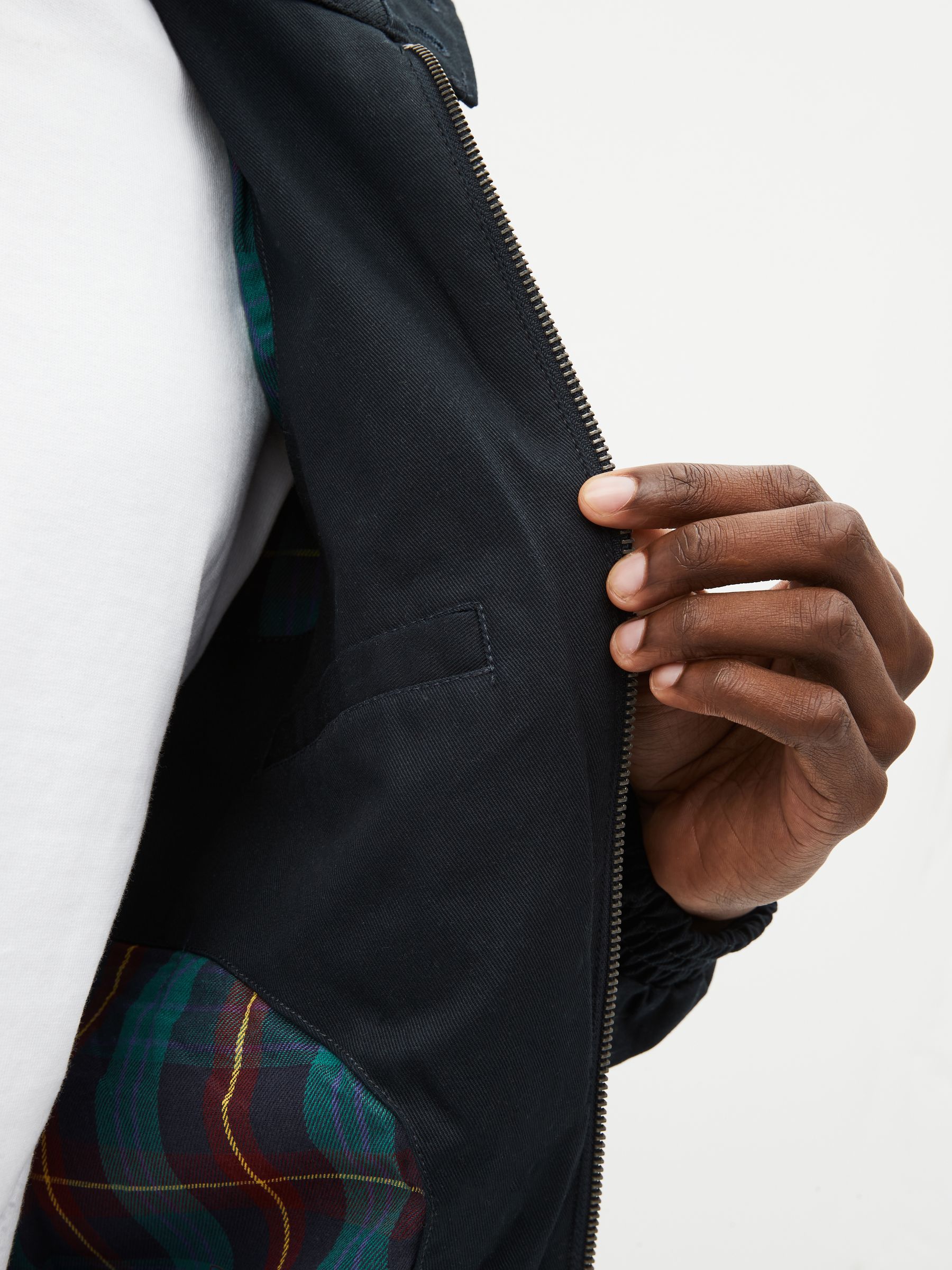 Marineblauw - Lyle & Scott Harrington jack