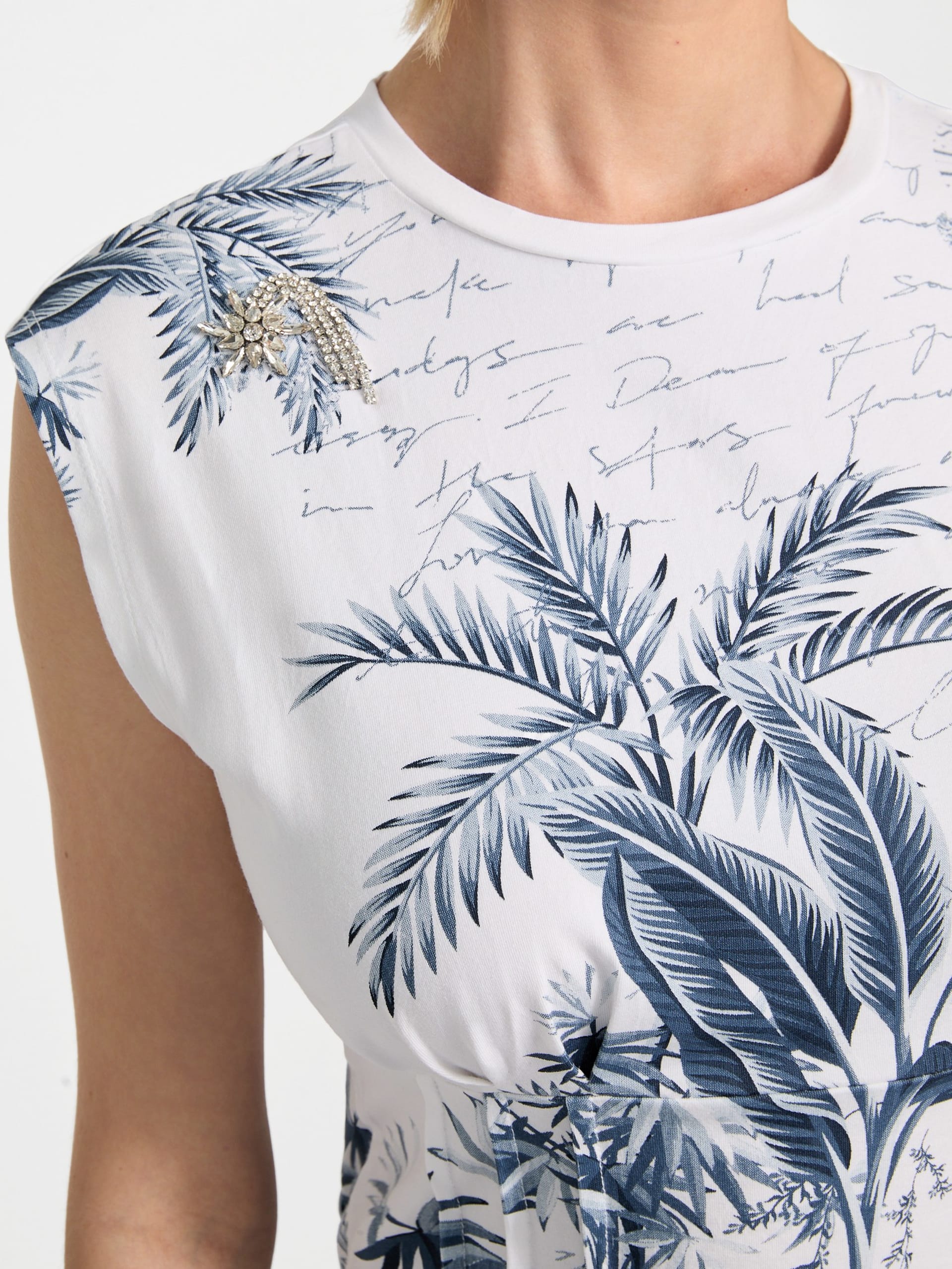 Camiseta Corset Palms