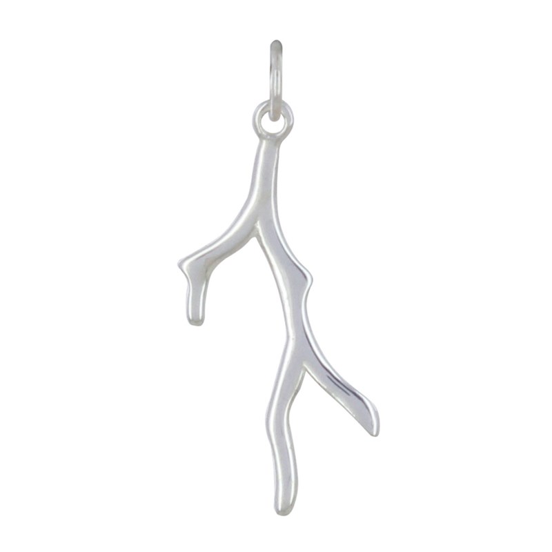 Pendentif Argent Corail
