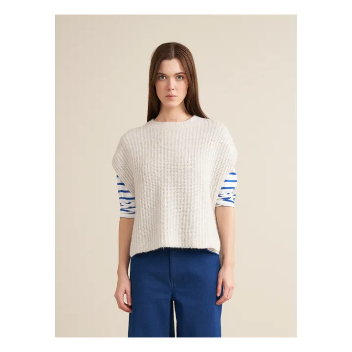 Bellerose Pull Areg Laine Mérinos Extra Fine - Collection Femme | Ecru