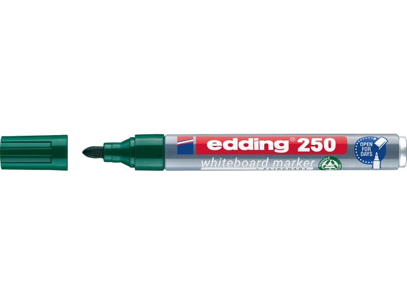 edding Whiteboard-Marker 250 Grün Whiteboardmarker