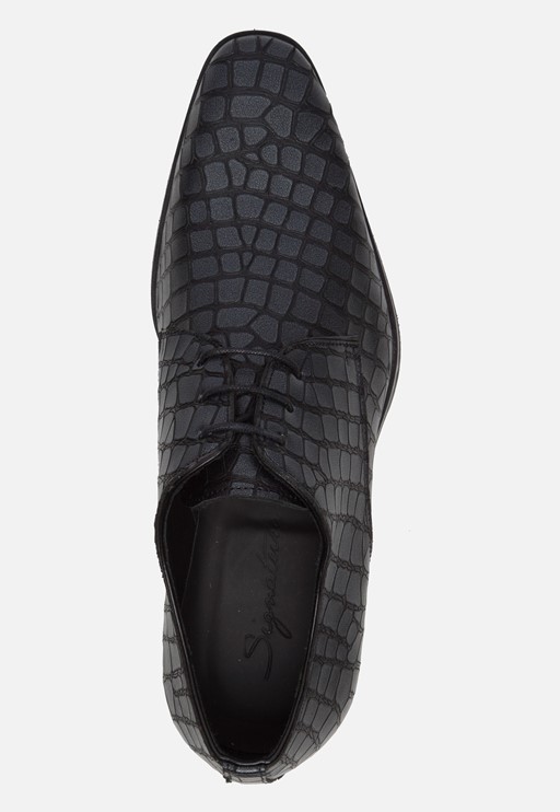Signatura Veterschoenen zwart Leer