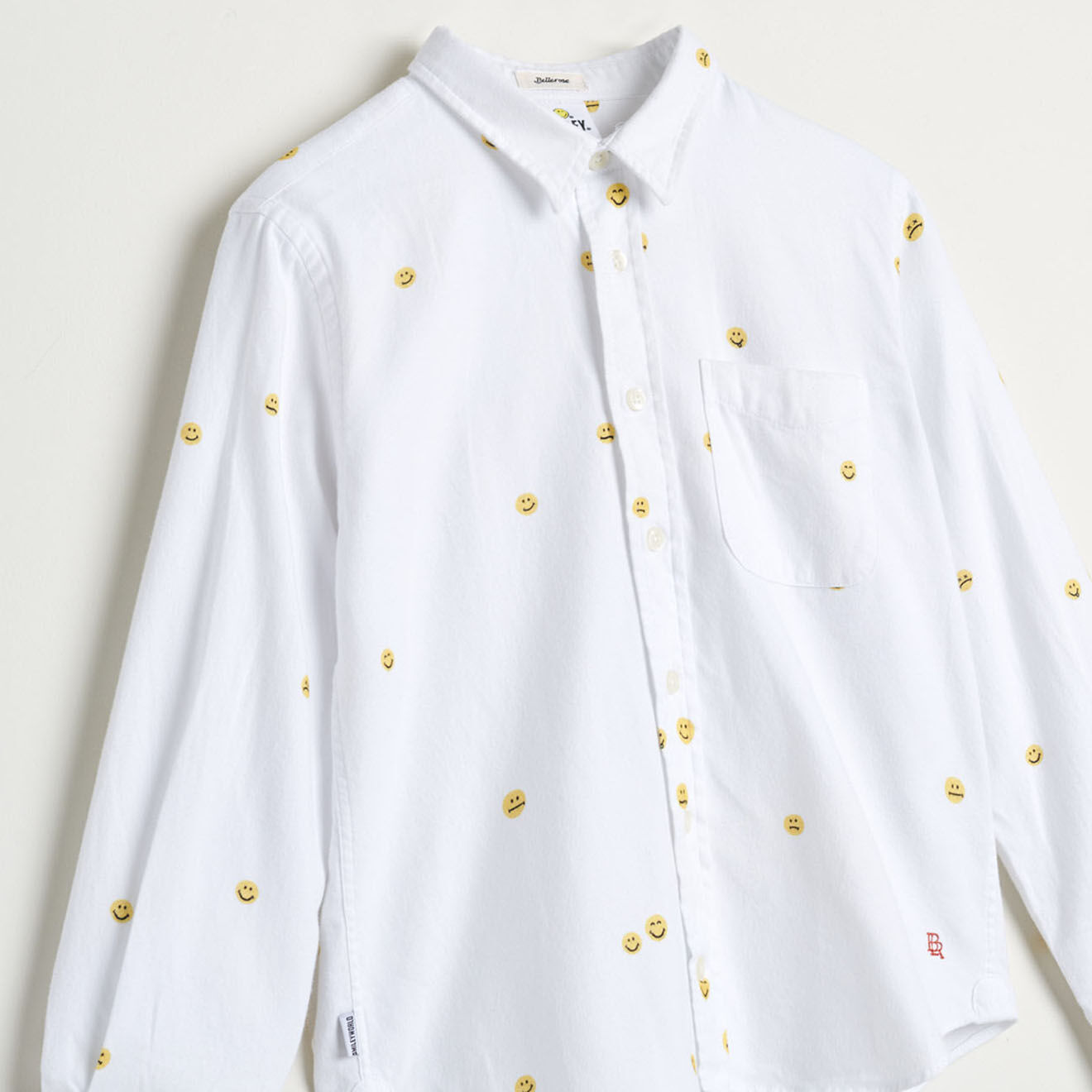 Bellerose Chemise Ganix en Coton imprimée blanche