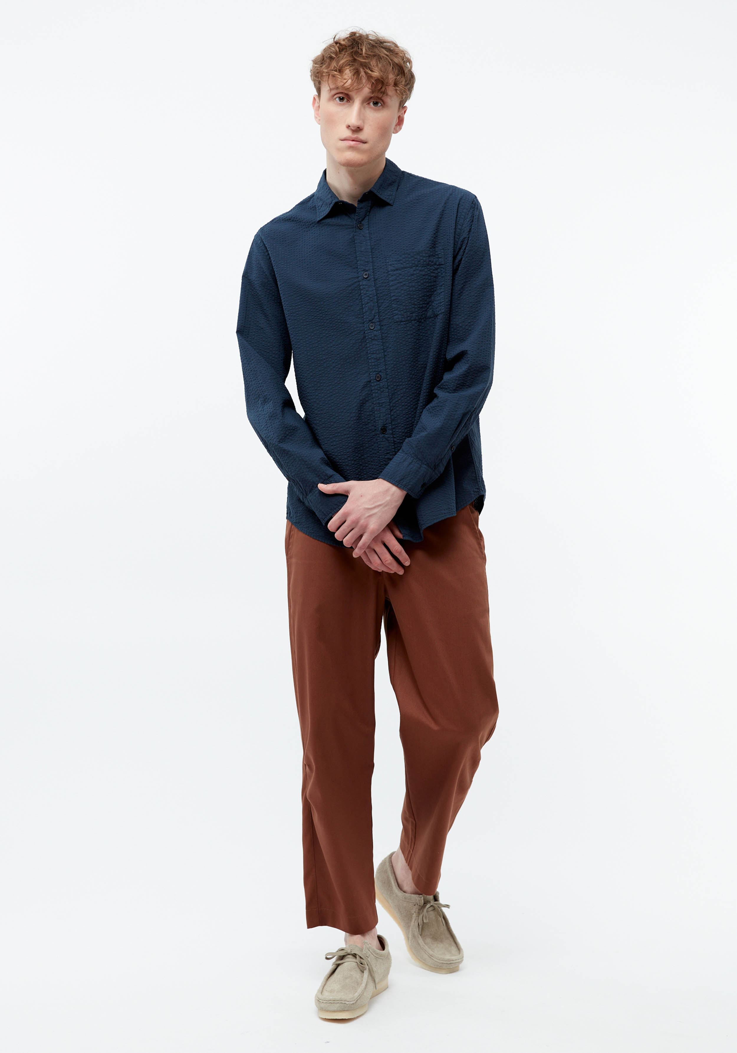 Givn Berlin Hemd GBYuval Midnight Blue (Structure)