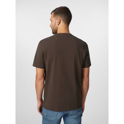 Herren-T-Shirt Baumwolle, Braun