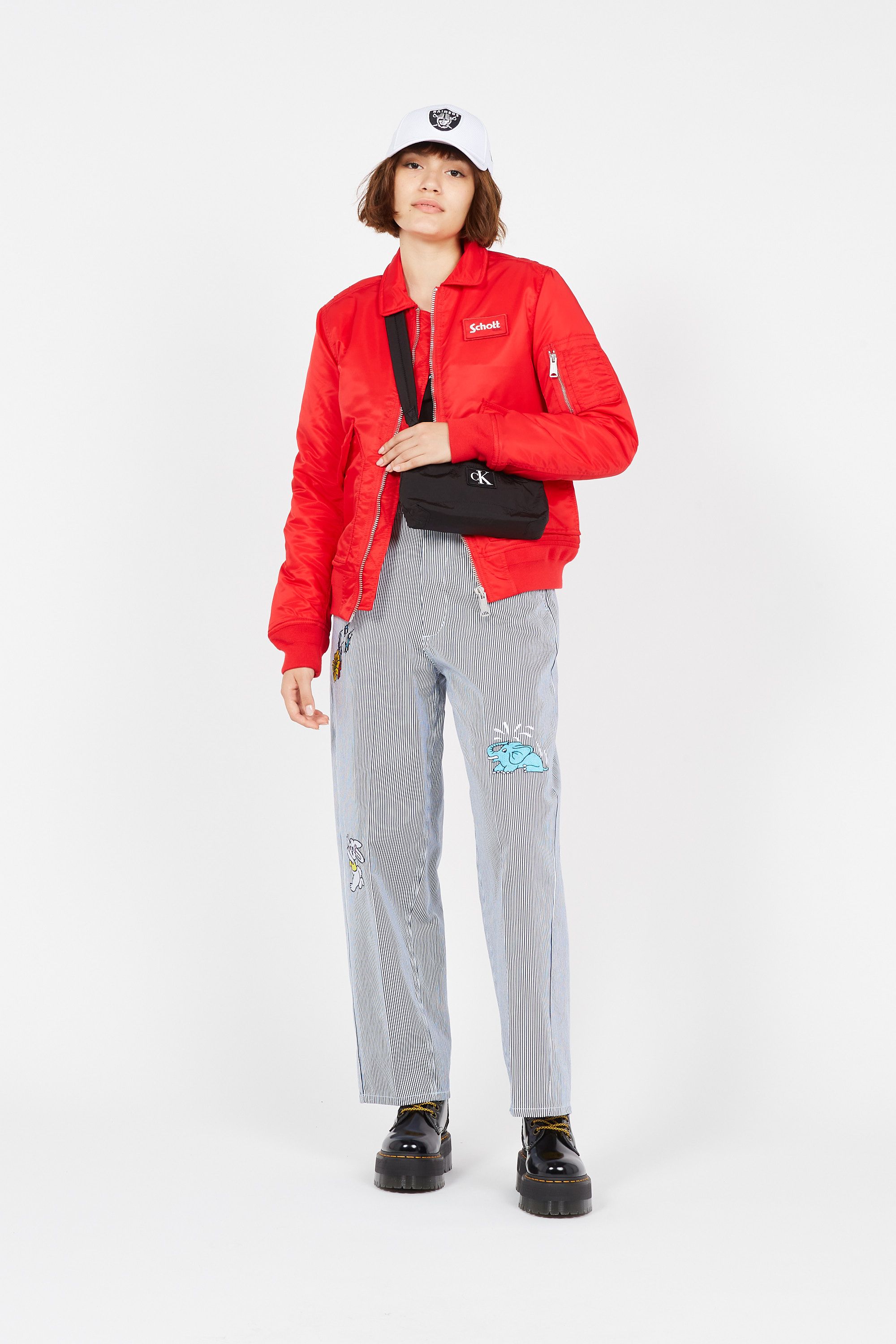 SCHOTT Blouson 210-100-RS Rouge