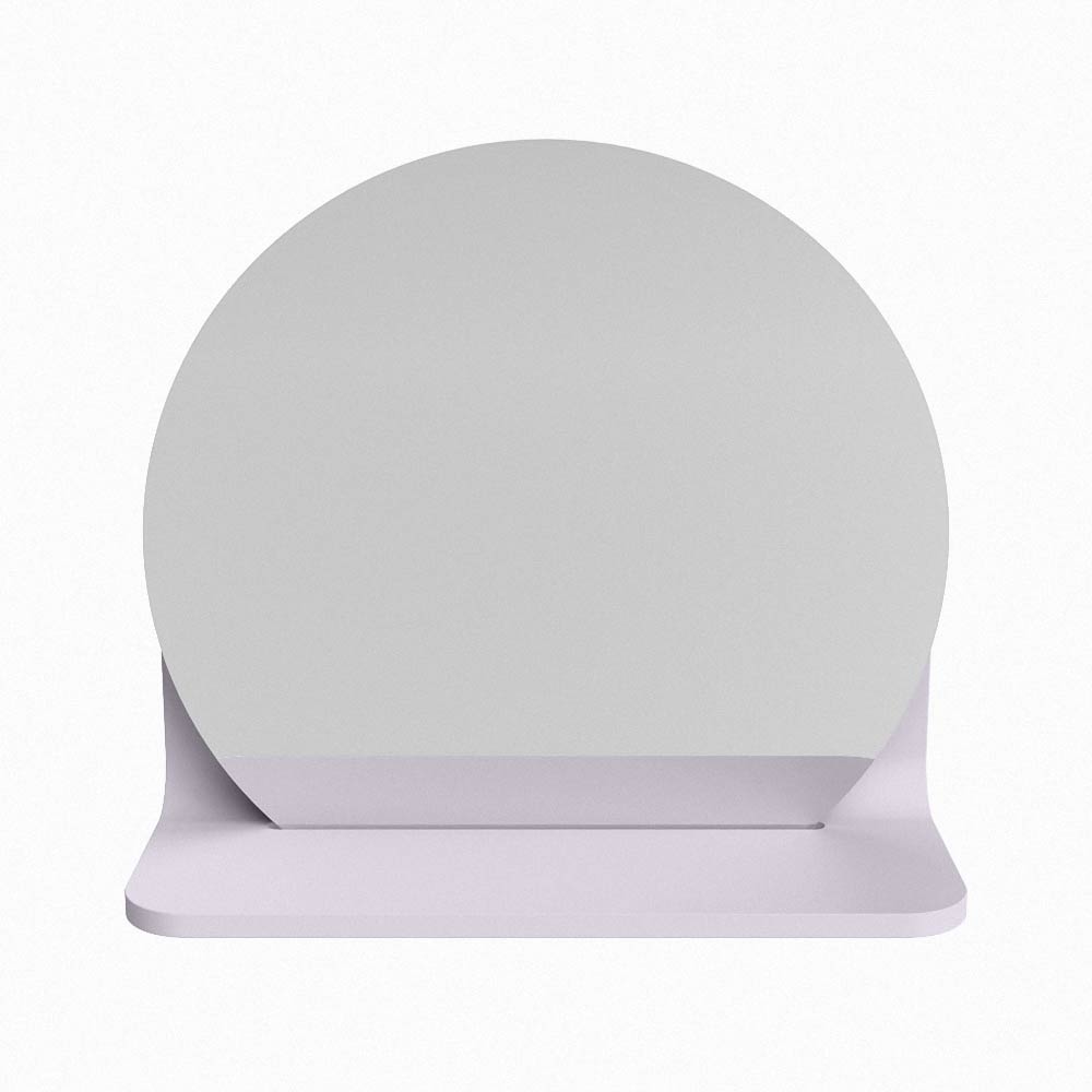 Mondiaz Spot spiegel rond Ø30cm met planchet cale
