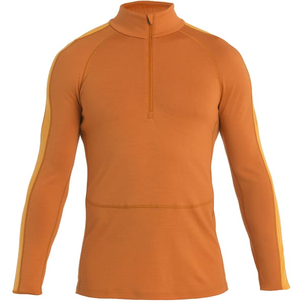 T-shirt thermique ICEBREAKER M ZONEKNIT 260 LS HALF ZIP EARTH/SOLAR/CB