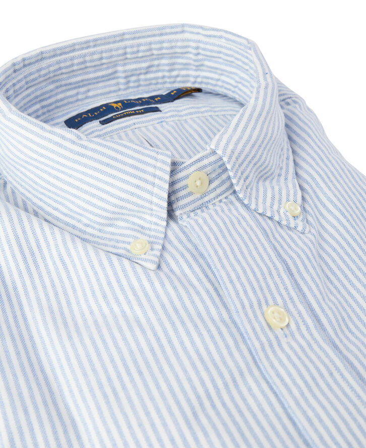 Polo Ralph Lauren Custom Fit Oxford Shirt Blue/white stripe