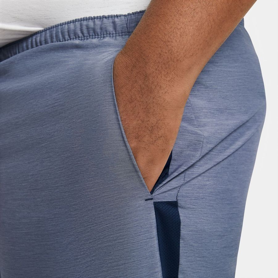 Nike Short Running Dri-FIT Challenger - Bleu Foncé/Argenté