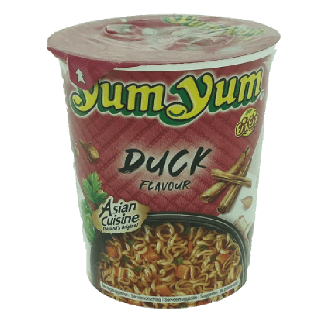 Yum Yum Instant Cup Noedels Eend Smaak 70g