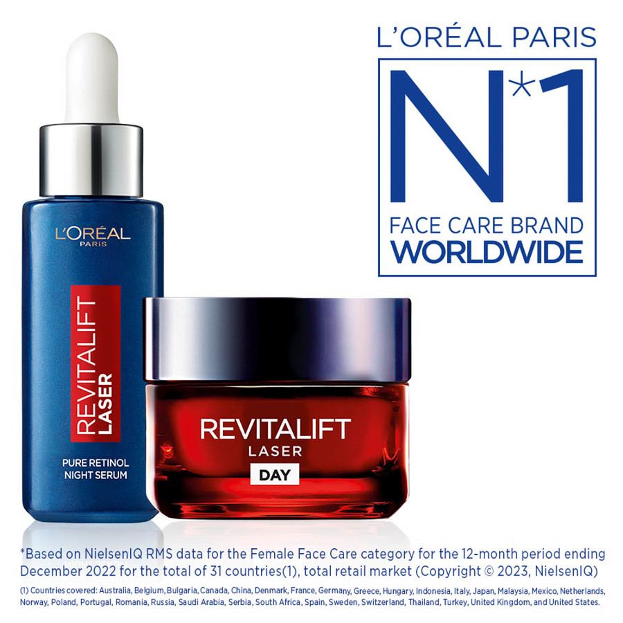 L'Oréal Paris Revitalift Laser Day Cream + L'Oréal Paris Revitalift Laser Pure Retinol Night Serum