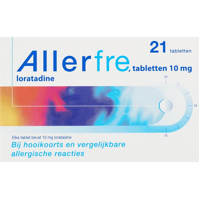 Allerfre Antihooikoorts Tabletten 10 mg Loratadine