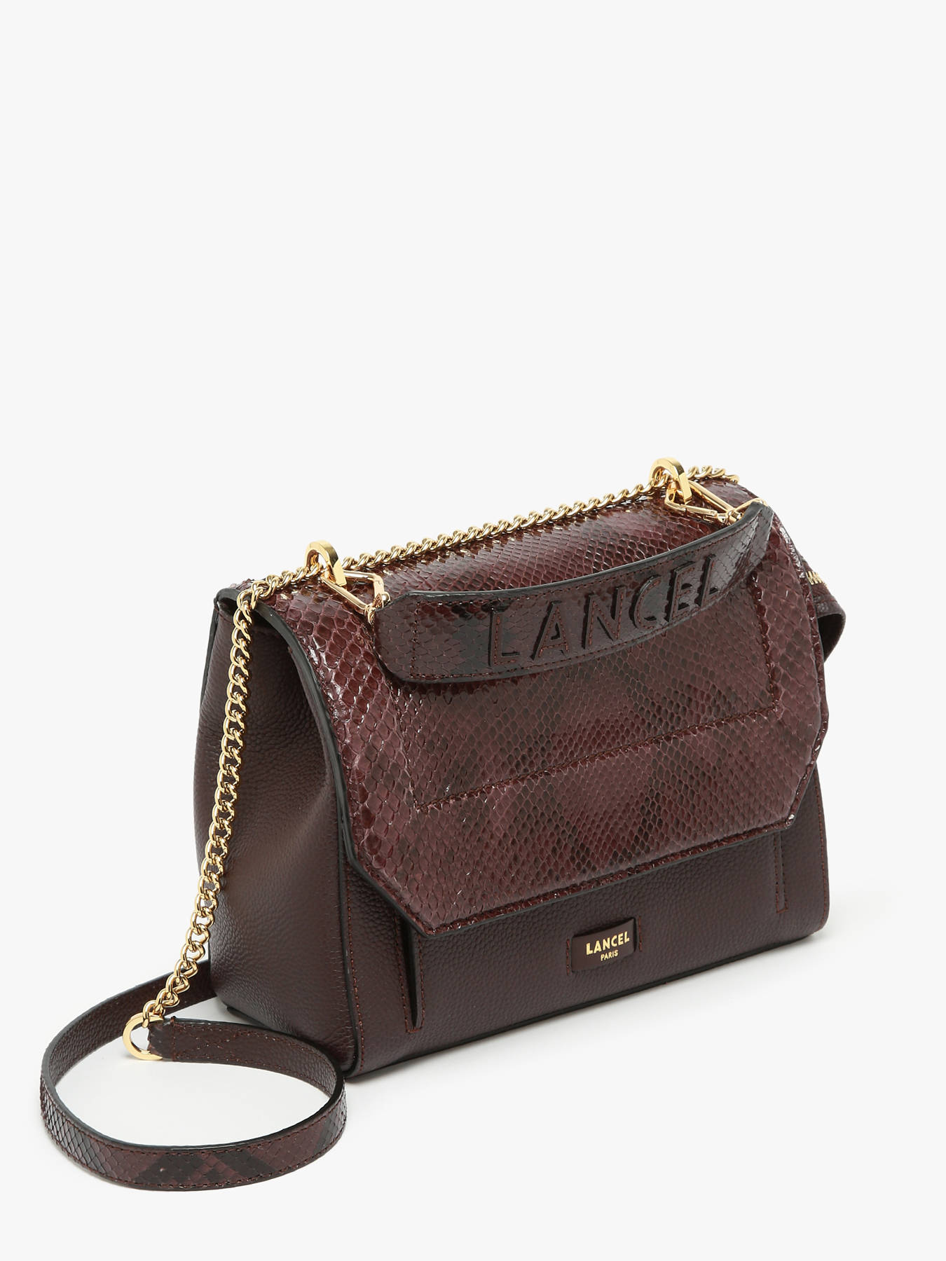 Sac  main M Ninon Python LANCEL