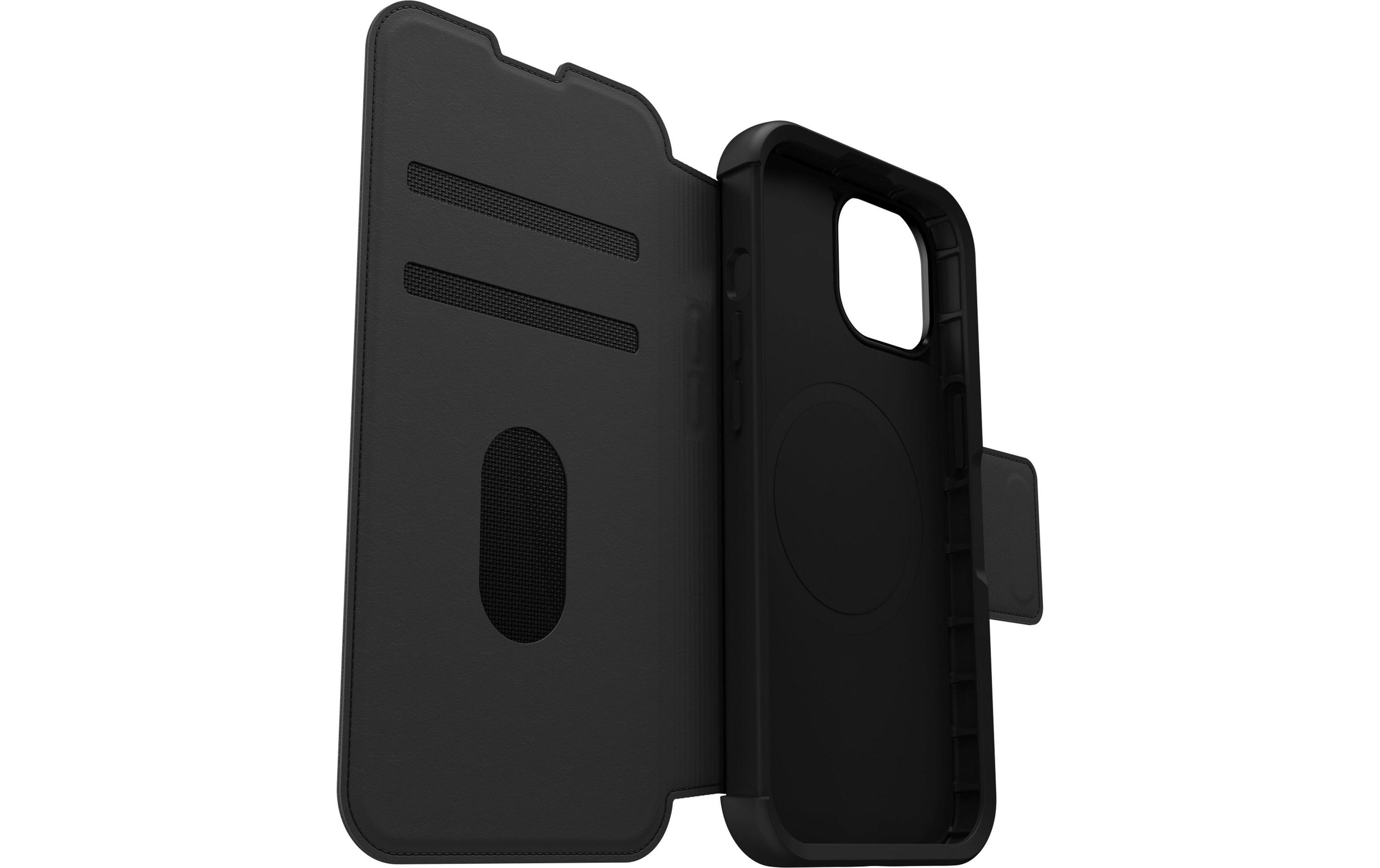 Book Cover Strada iPhone 15 SchwarzSchutzhülle für das Apple iPhone 15