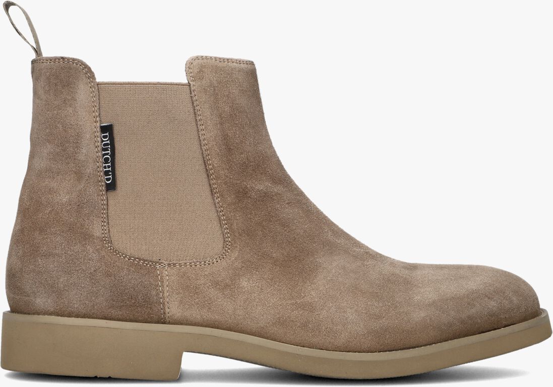 DUTCH\\'D beige dutch'd chelsea boots chelsea boot
