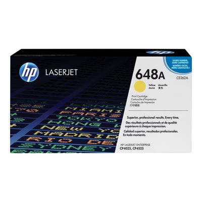 HP 648A - jaune - cartouche laser d'origine