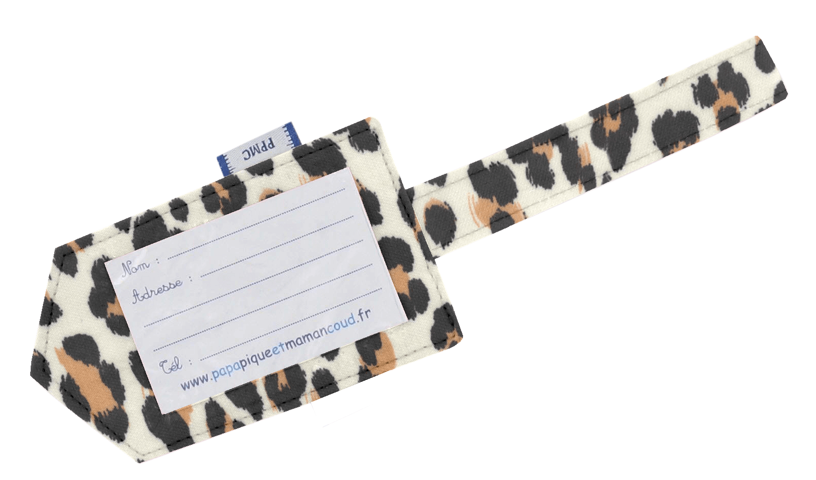 Etiquette Bagage Leopard
