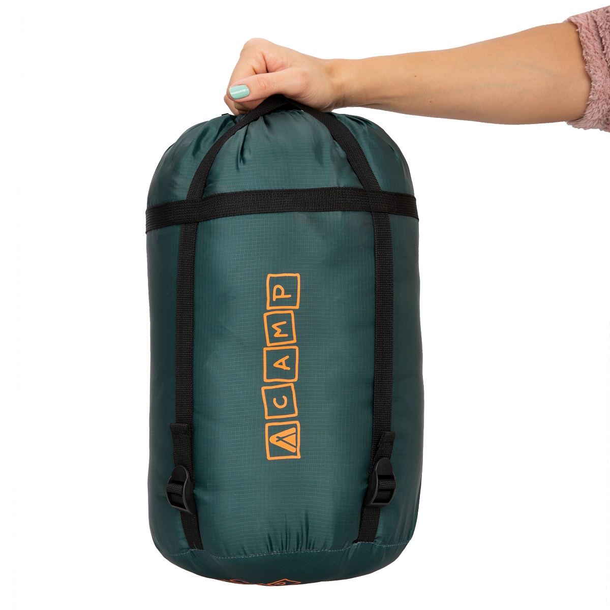 ACAMP Harper 220 x 85 cm mummie slaapzak - Green