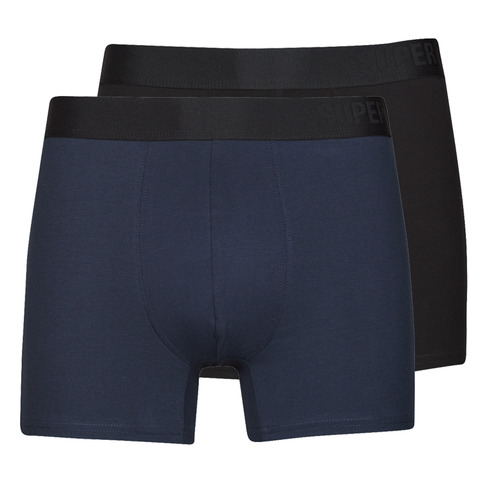 Superdry - BOXER OFF SET X2 - Noir / Marine
