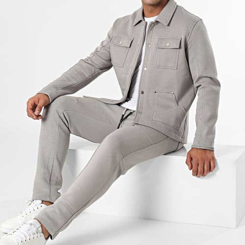 Ensemble Veste Et Pantalon Jogging Gris